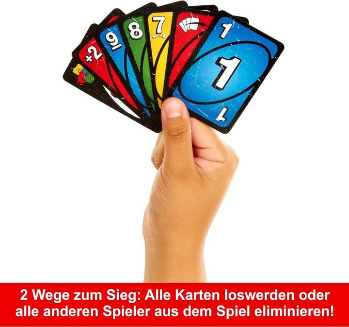Actual product image Mattel Games UNO No Mercy (English)
