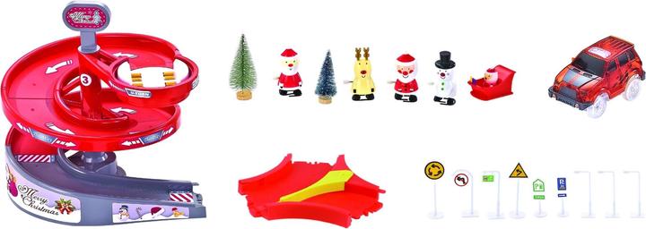 Produktbild Amewi Magic Traxx Weihnachts-Strecke 168-teilig LED-Fahrz.
