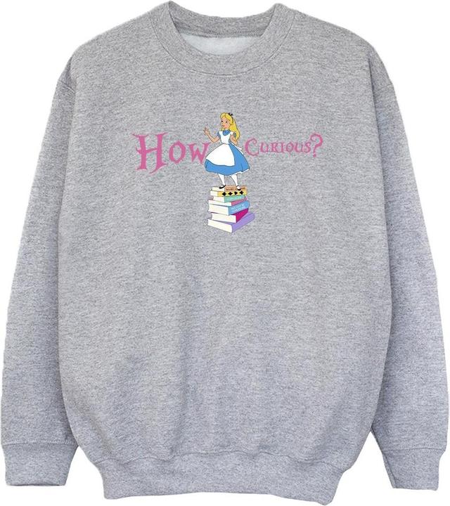 Disney Mädchen Alice im Wunderland Wie neugierig Sweatshirt