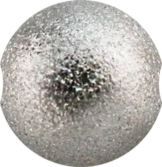 Actual product image Star Piercing Ball Closure Ball silver speckled (Surgical steel 316L)