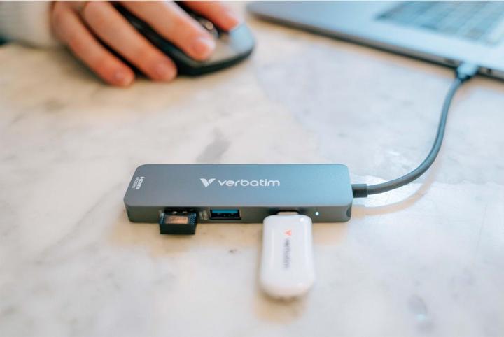 Image du produit Verbatim Plectra White 64GB USB-C Flash Drive 30228 (64 Go, USB-C)