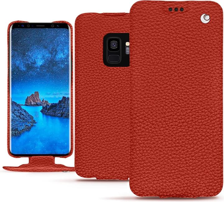 Actual product image Noreve Leather cover vertical (Samsung Galaxy S9)