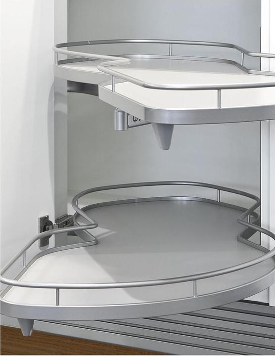 Produktbild Kesseböhmer Le Mans II Eckschrank-Schwenkauszug grau 500 Rechts (1 Stk.)