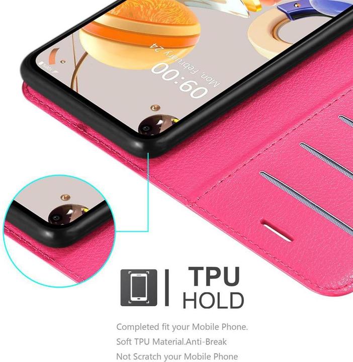 Produktbild Cadorabo Book mit Standfunktion Cover (LG K61)