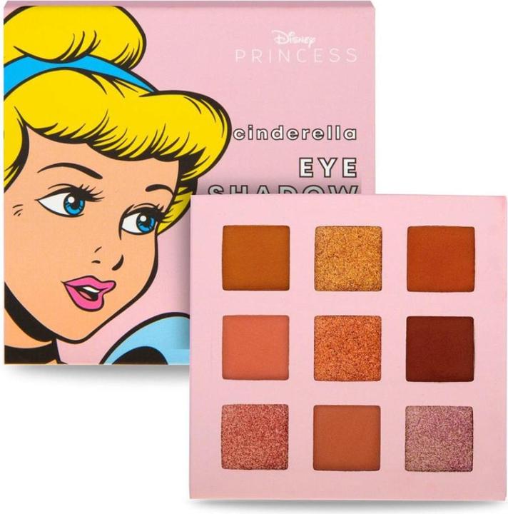 Image du produit Mad Beauty Mini palette d'ombres à paupières Pop Princesse Cendrillon (9 couleurs)
