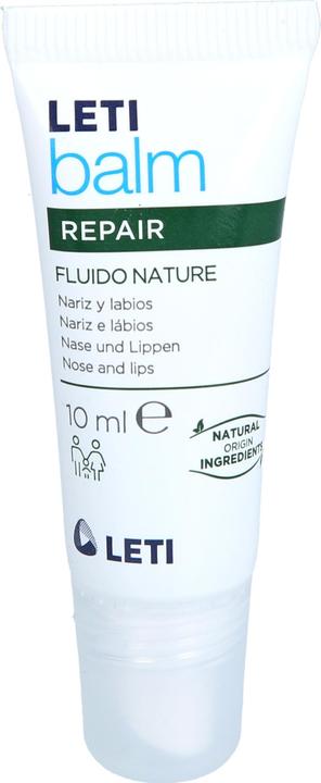 Actual product image Leti balm Fluid Natur - Schützender Nasen- und Lippenbalsam bei trockener und rissiger Haut mit natü (10 ml)