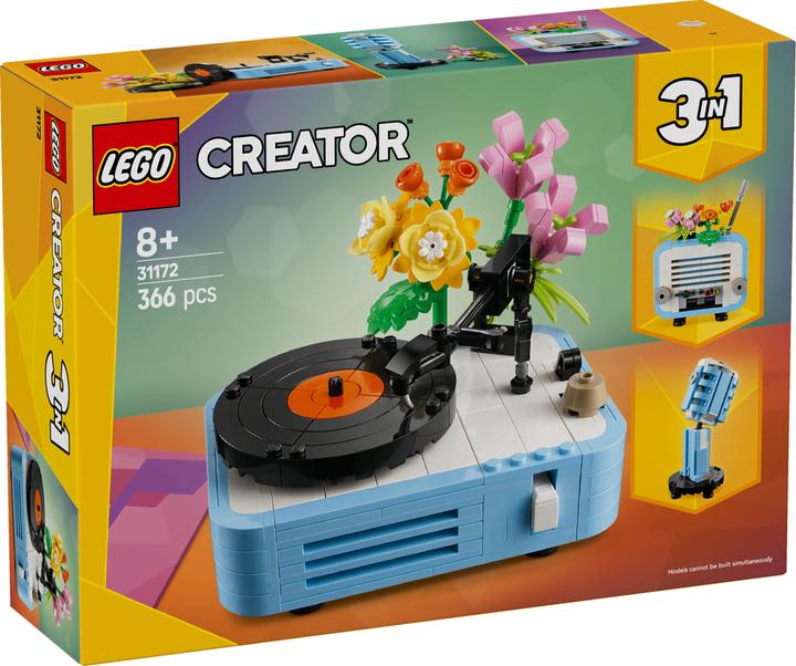 Produktbild LEGO Plattenspieler mit Blumen (31172, LEGO Creator Expert)