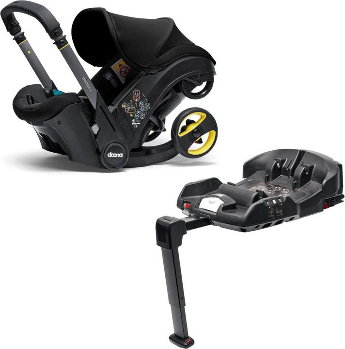 Actual product image Doona i with Isofix base (Reboarder, ECE R129/i-Size Standard)