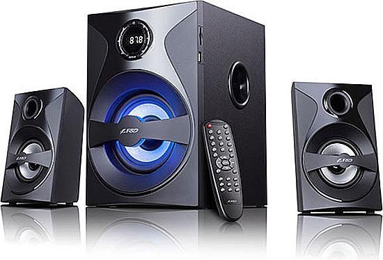 Actual product image Fenda Multimedia Bluetooth Speakers F&D F380X (2.1 Channel Surround, 54W, 110Hz-20KHz, Subwoofer: 30