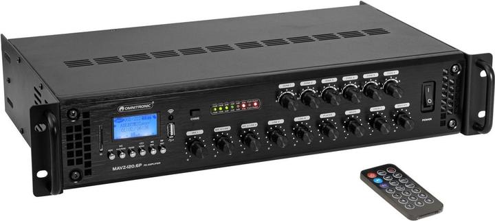 Actual product image Omnitronic MAVZ-120.6P ELA mixing amplifier (DVD players, Bluray Player)