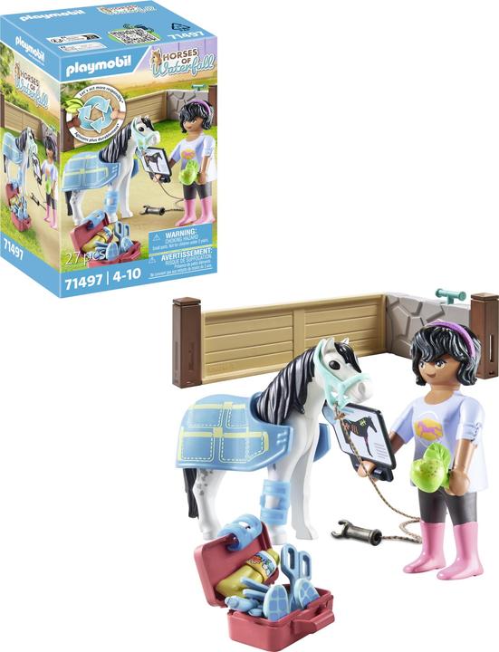 Image du produit Playmobil Thérapeute équin (71497, Playmobil Chevaux de la cascade)