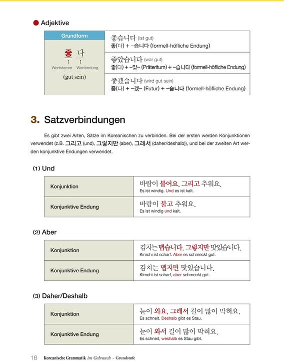 Actual product image Koreanische Grammatik im Gebrauch - Grundstufe (German, Ahn, Jean-myung/Han, Huyeong, 2021)