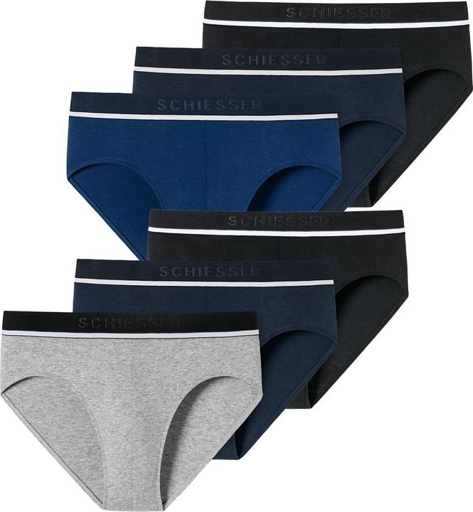 Immagine prodotto Schiesser Slip 95/5 Cotone Biologico (XXL, confezione da 6)