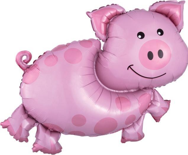 Produktbild Amscan Geschenkballon Glücksschwein Jumbo leer (1 x)