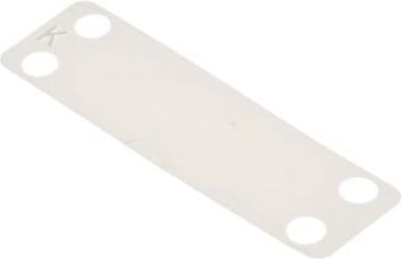 Rs Pro Kabelmerkers voor kabels, kabelbinders, etikettering: blanco, naturel - 4,8 mm, 65 mm x 19 mm