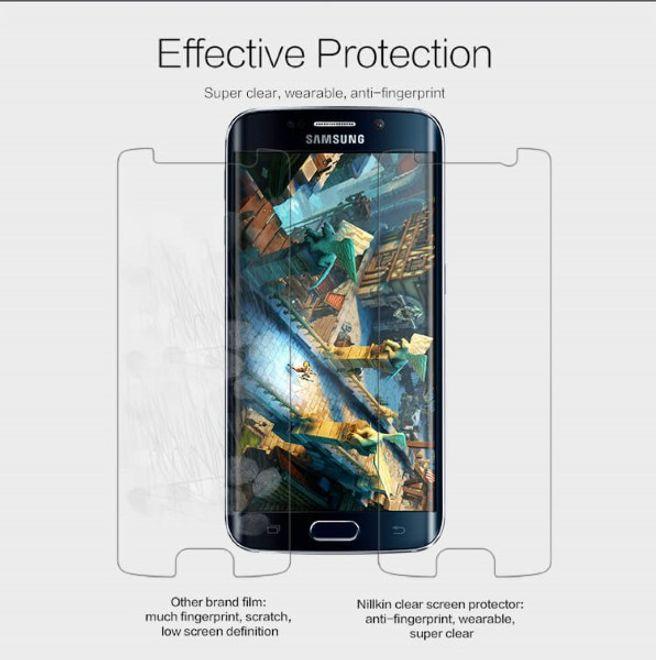 Actual product image Nillkin Super Clear (1 Piece, Samsung Galaxy S6 Edge)