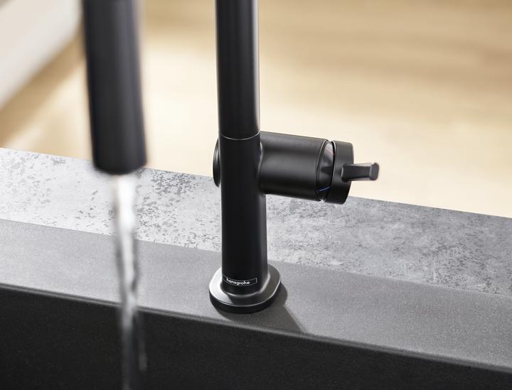 Produktbild hansgrohe HG Einhebel-Spültischmischer 210 TALIS M Ausziehbrause mattschwarz