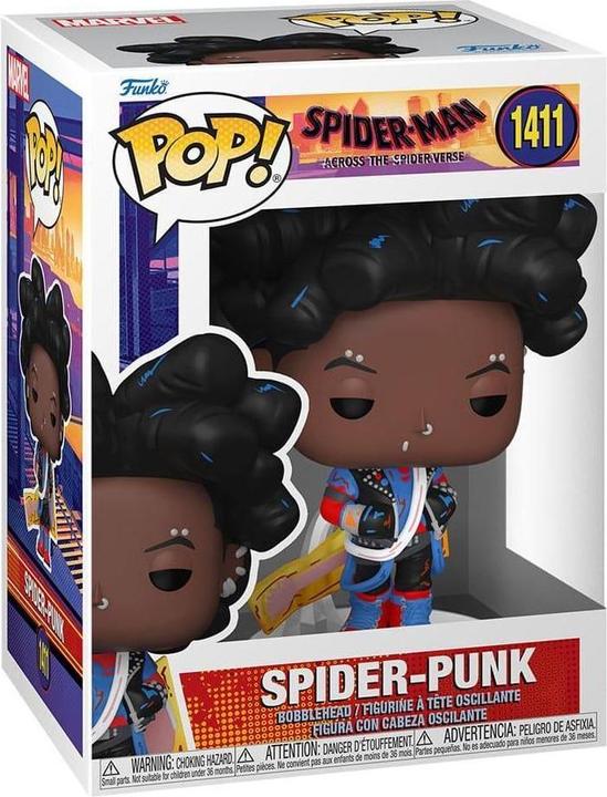 Immagine prodotto Funko Spiderman Across the Spider-Verse POP! figura in vinile Spider-Punk(UN) 9 cm