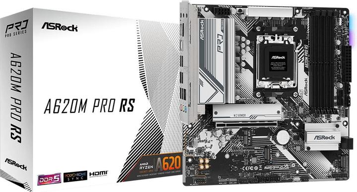 Produktbild AsRock A620M Pro RS (AM5, AMD A620, mATX)