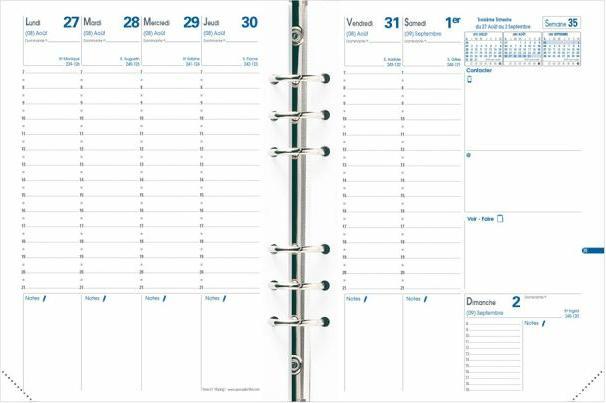 Produktbild Quo Vadis Timer21 Pl. FR Club 2021 QV200022 noir, 1W/2S 19,5x23,5cm (A4, Französisch)