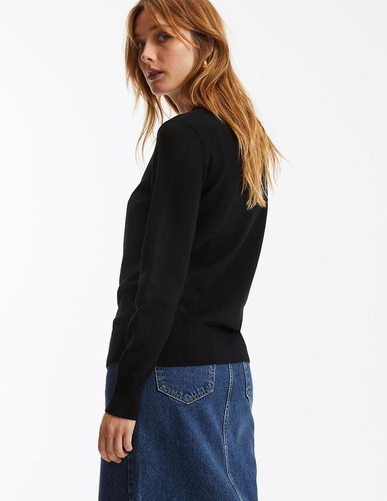 Produktbild La Redoute Collections Cardigan mit rundem Ausschnitt (38)