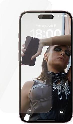 Actual product image PanzerGlass SAFE. Screen Protector iPhone 2023 6.1" Pro Ultra-Wide Fit (1 Piece, Apple iPhone 15 Pro)