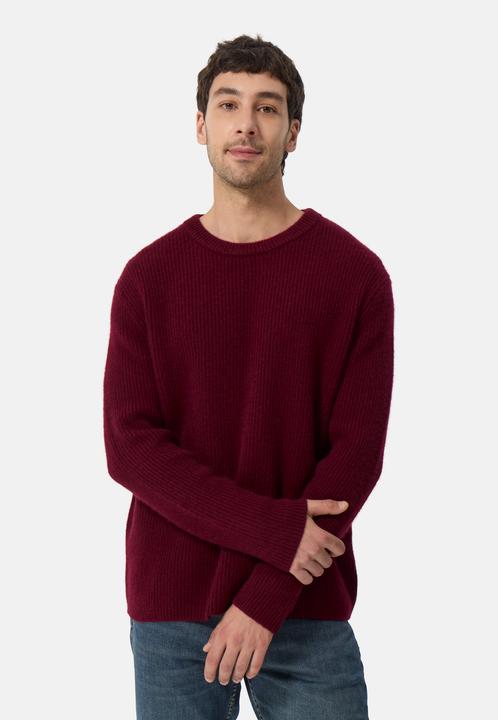 Cash-Mere Grobgestrickter Wolle Kaschmir Rundhals Pullover