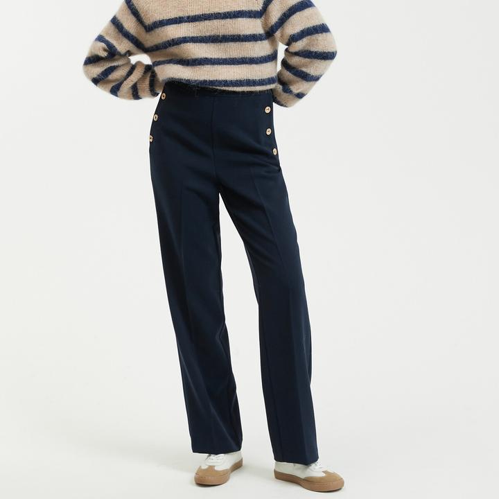 Image du produit La Redoute Collections Pantalon Signature ADRIENNE style marin (36)