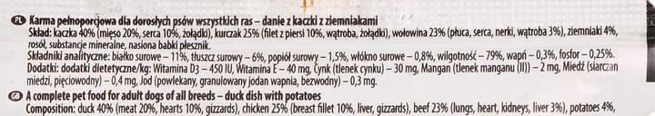 Image du produit Dolina noteci 5900842014737 Nourriture en boîte pour chiens canard adulte 100 g (Adulte, 1 pcs, 100 g)