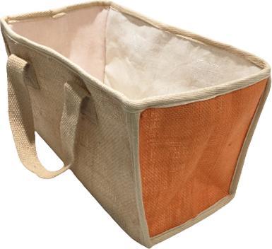 Actual product image Bekos Jute Shopping Basket Turmeric