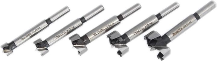 Immagine prodotto Makita Punta Forstner impostata (15 millimetri, 25 millimetri, 30 millimetri, 35 millimetri, 20 mm)