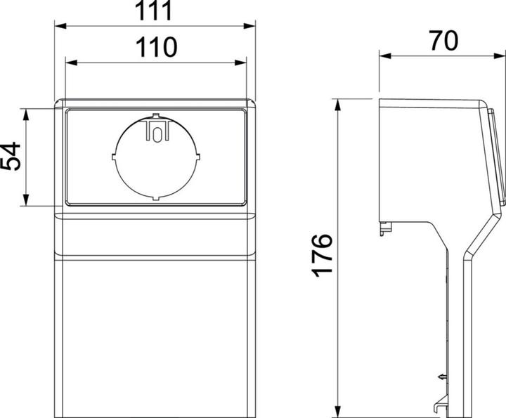 Actual product image Rehau Equipment tank (4 cm)