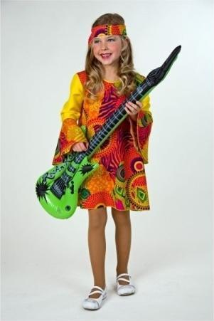 Actual product image Festartikel Müller Hippie Girl : Dress And Headband (152, 164)