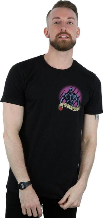 Produktbild Black Panther Tattoo Breast Print TShirt (L)