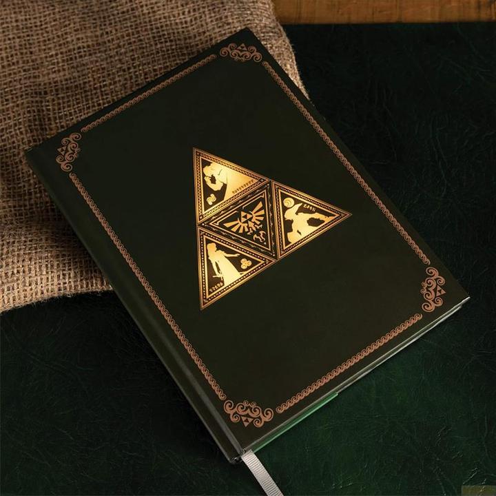 Actual product image Paladone Products ZELDA - Triforce - Cahier lumineux A5 (A5, Lined)