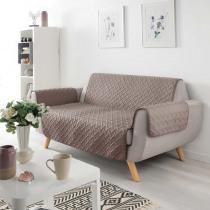 Actual product image Douceur D'intérieur quilted sofa protector, hazelnut, 279 x 179 c