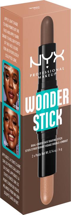 Immagine prodotto NYX Professional Make-Up Wonder Stick Dual Face Lift (06 - Rich, Highlighter, 8 g)