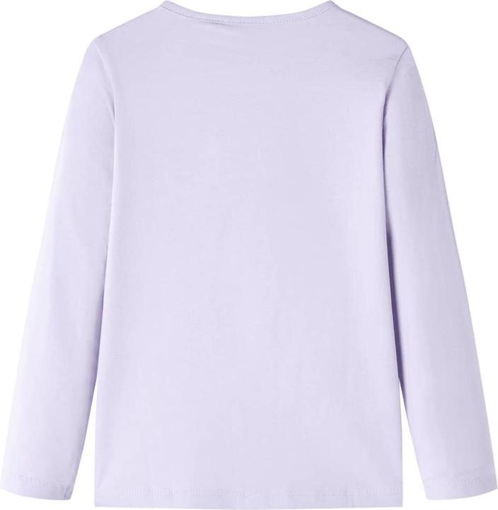 Actual product image VidaXL Children's long-sleeved shirt light lilac 140,Material: 95 % cotton. 5 (140)