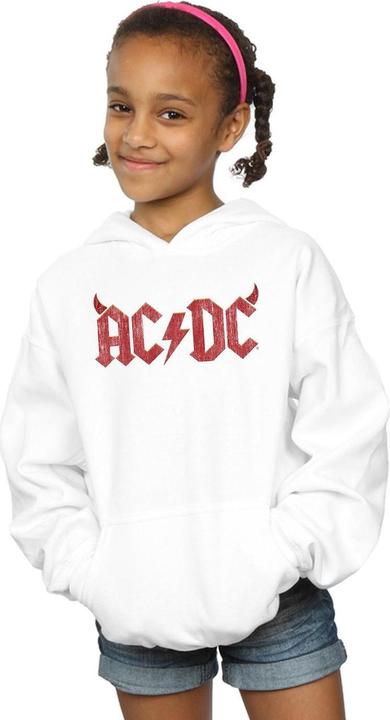 Produktbild AC/DC Horns Logo Kapuzenpullover Mädchen (140, 146)