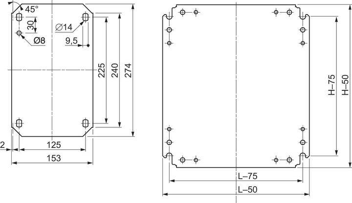 Produktbild Schneider Electric Montageplatte