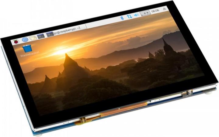 Produktbild WaveShare 5inch Capacitive Touch Display für Raspberry Pi, DSI Interface, 800×480