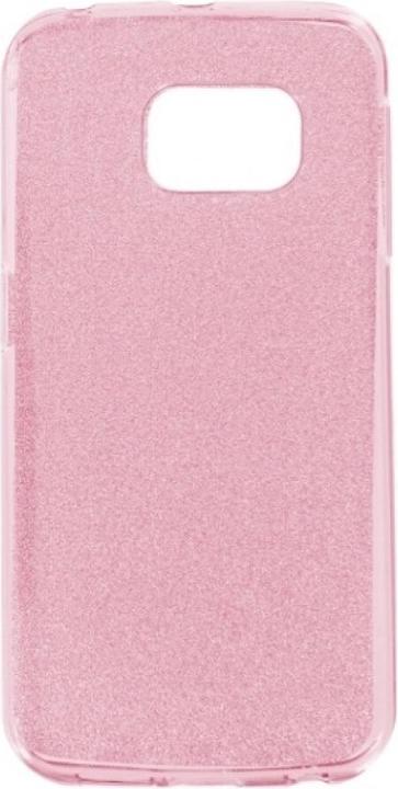 Produktbild OEM TPU Case Glitter Samsung Galaxy S6 Edge pink (Samsung Galaxy S6 Edge)