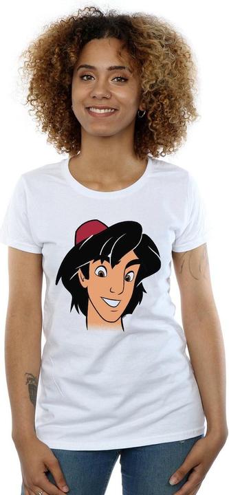 Actual product image Disney Womens/Ladies Aladdin Headshot Cotton T-Shirt (L)