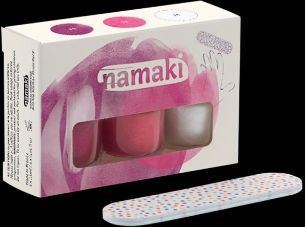 Produktbild Namaki Kindernagellack 3er Set - Fruity Sorbet