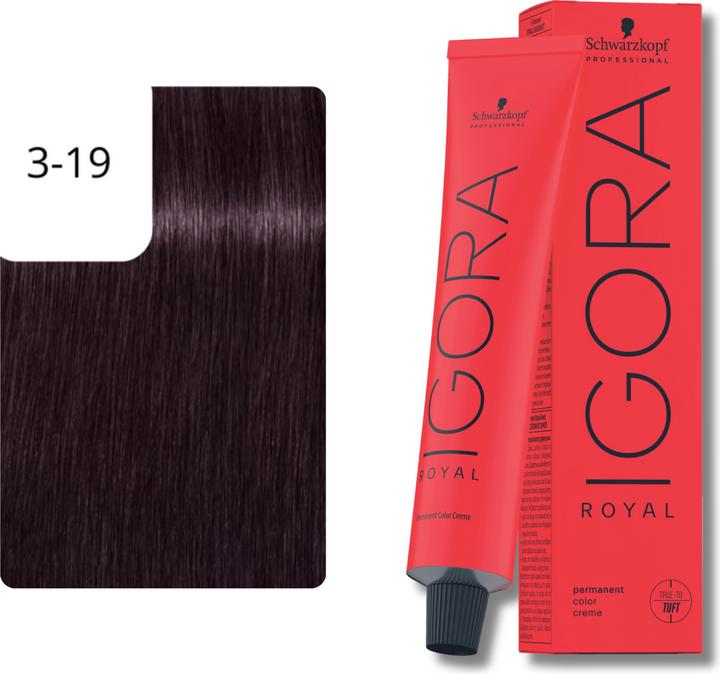 Image du produit Schwarzkopf Professional 3-19 Brun foncé Centre Violet Igora Opulescence 60 (Marron, Violet)