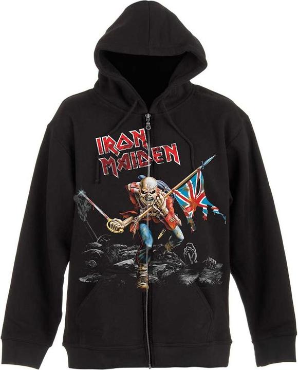 Produktbild Music Brand Scuffed Trooper Hoodie mit durchgehendem Reissverschluss (S)