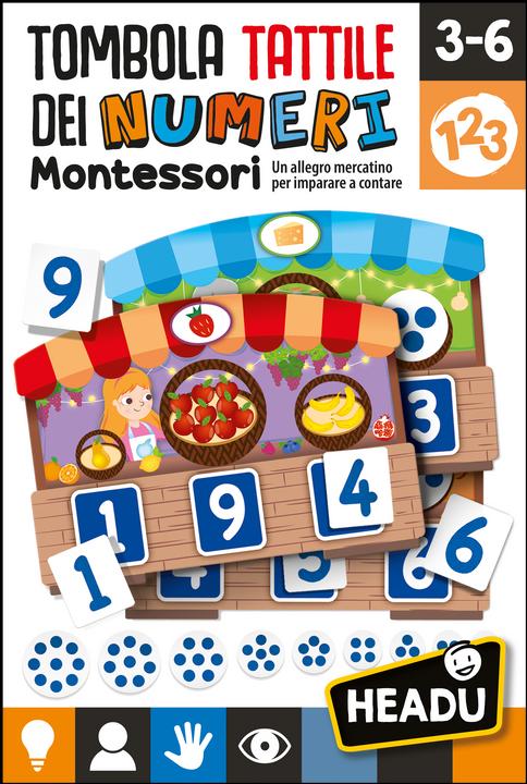 Immagine prodotto Headup Games Tombola Tattile dei Numeri Montessori