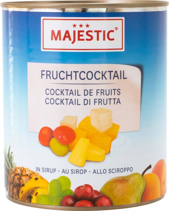 Produktbild Majestic Fruchtcocktail mit Kirschen- Sirup (963 g)