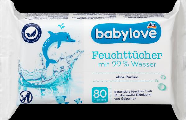 Image du produit dm babylove Lingettes humides (80 pièce(s))