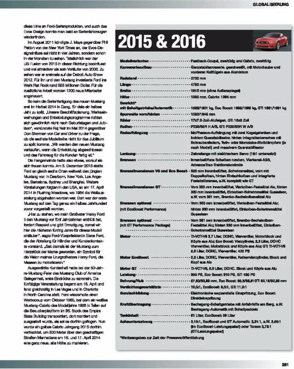 Produktbild Ford Mustang (Deutsch, Mike Mueller, 2016)